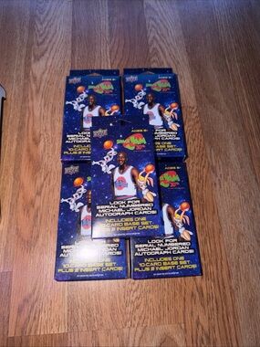 5x 2026 Upper Deck Space Jam 30th Anniversary 12 Card Hangers - SEALED